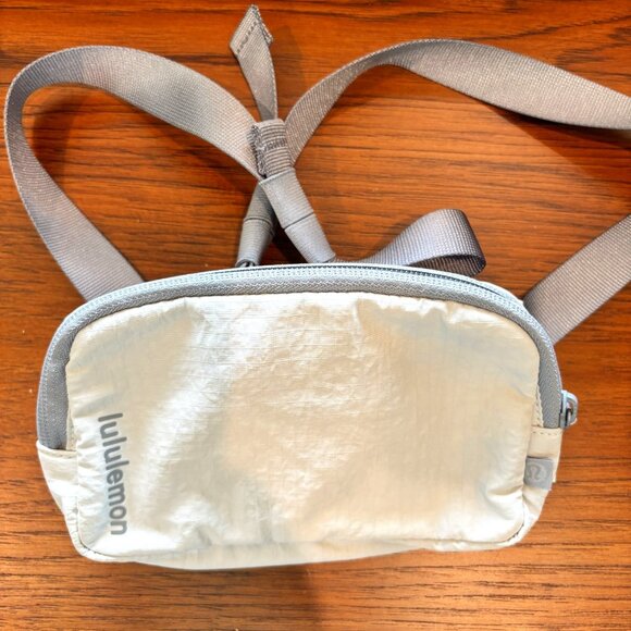 lululemon athletica Handbags - Lululemon Everywhere Belt Bag – Light Gray Nylon Crossbody